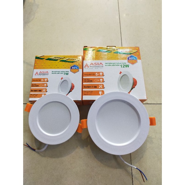 Âm trần asia 7w -12w d90, d110mm