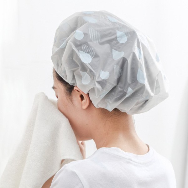 [HÀNG CÓ SẴN] Mũ tắm trùm tóc không thấm nước, mũ tắm dày dặn cho người lớn giá rẻ