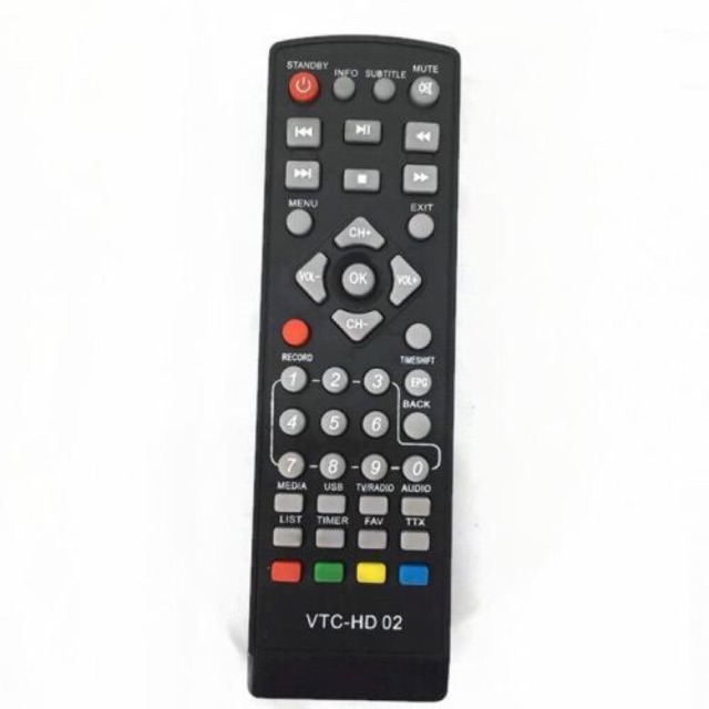Điều Khiển Đầu Kĩ Thuật Số VTC HD02 ( dùng cho VTC T205)