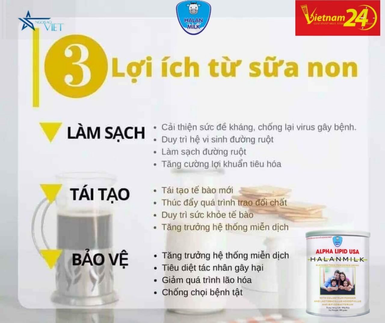 sữa non ANPHALIPID USA, sữa bột anpha lipid usa Size 900gr