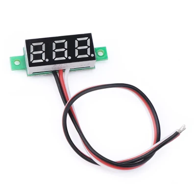 Red LED Panel Display Digital Voltmeter Small 0.36 inch DC 0~~100V 12V Car Automotive Battery Monitor Voltage Meter Gauge