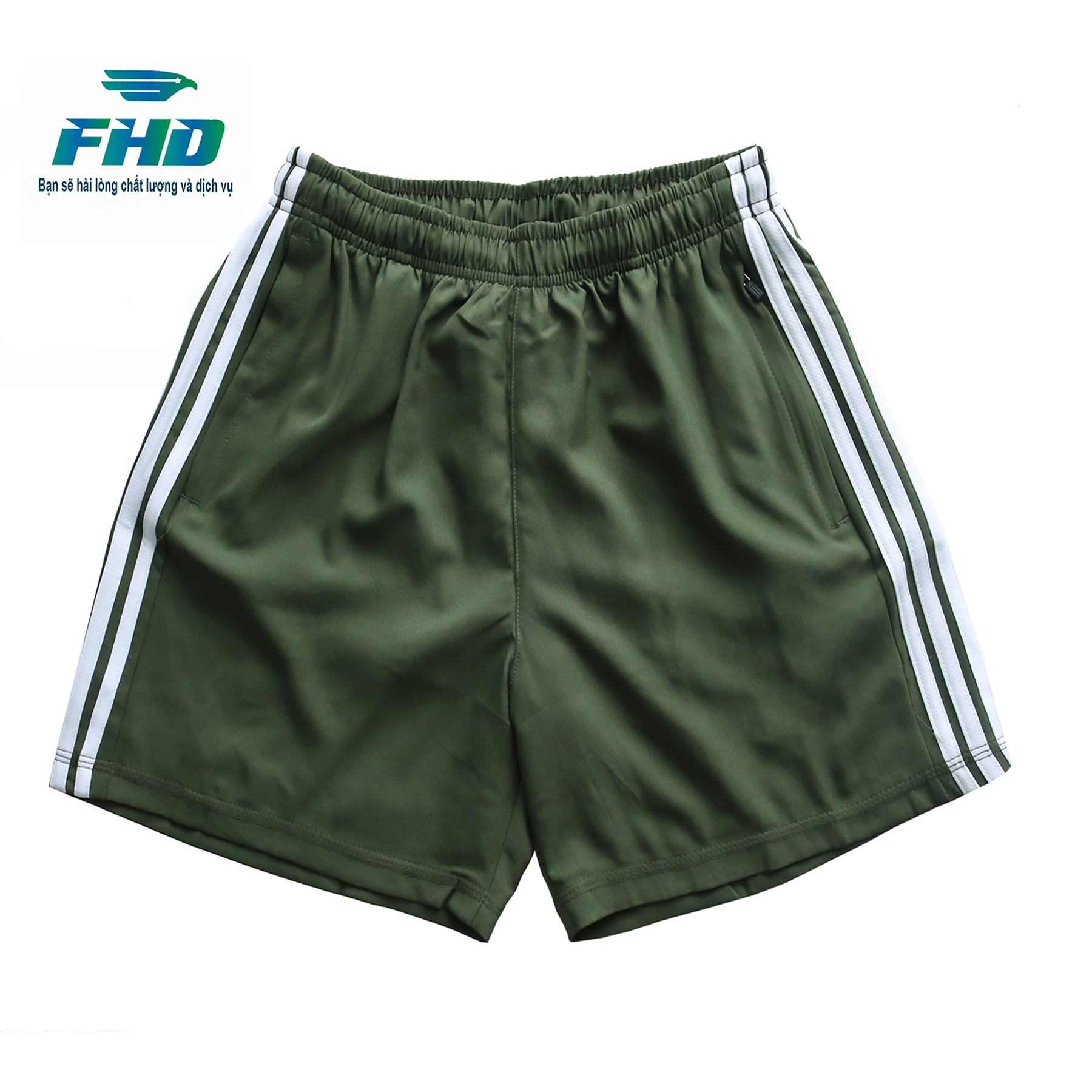 Quần short lưng thun thể thao nam hàng công ty thoáng mát mềm mịn năng động FHDQ007_1