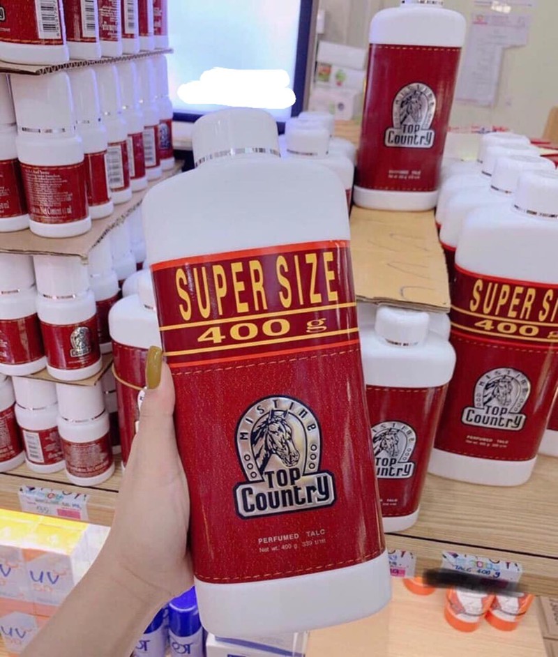 Phấn con ngựa top country super size 400g chính hãng - 8999
