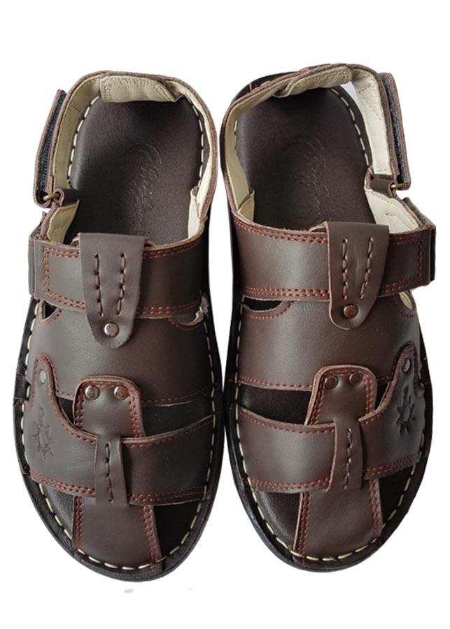 Giày Sandal Nam Bít Đầu BIGGBEN Da Bò Thật Cao Cấp SDB45