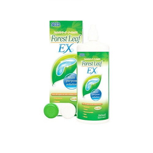 SEED Forest Leaf EX - Dung Dịch Đa Năng bảo quản, vệ sinh cho  Kính Áp Tròng Mềm