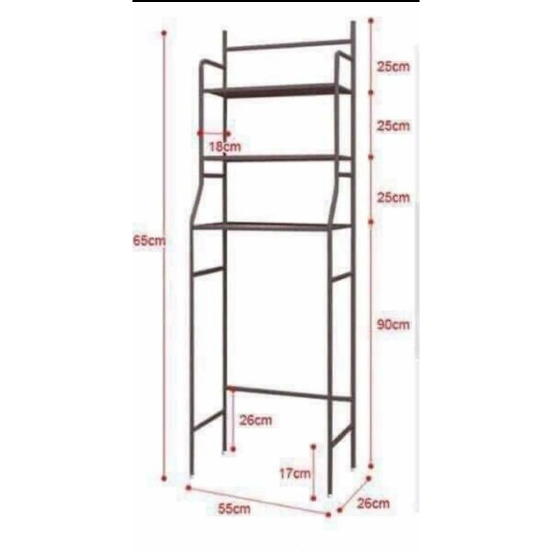 Kệ Để Đồ Sau Tolet
