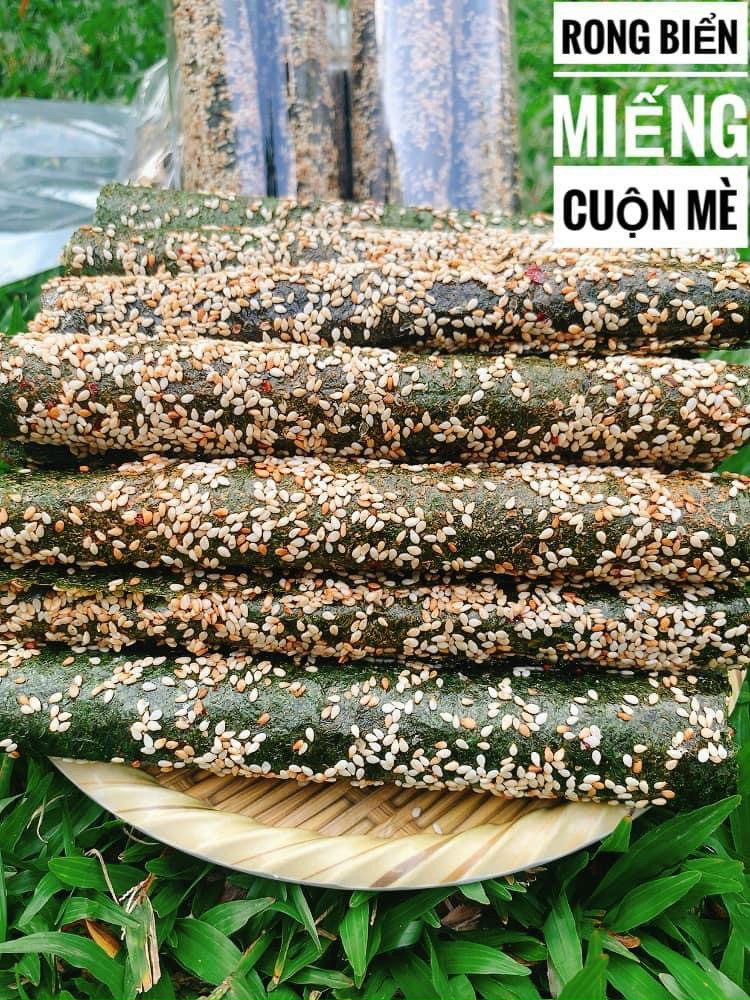 1 Kg Rong Biển Miếng Cuộn Mè Siêu Ngon-đồ ăn vặt-rong biển
