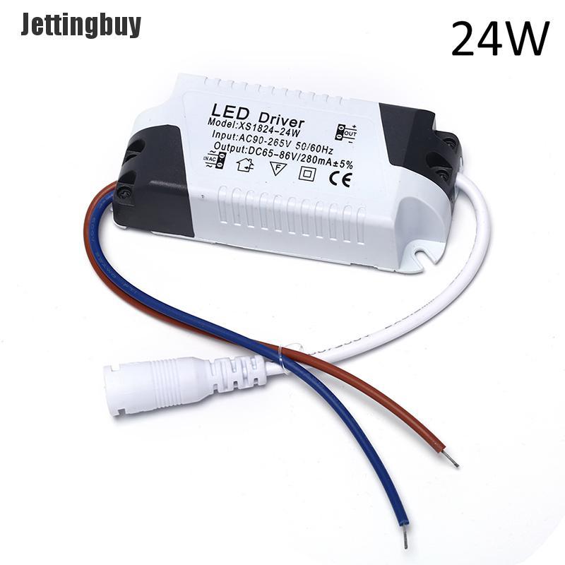 Jettingbuy LED driver LED light transformer power supply adapter for led lamp/bulb plastic