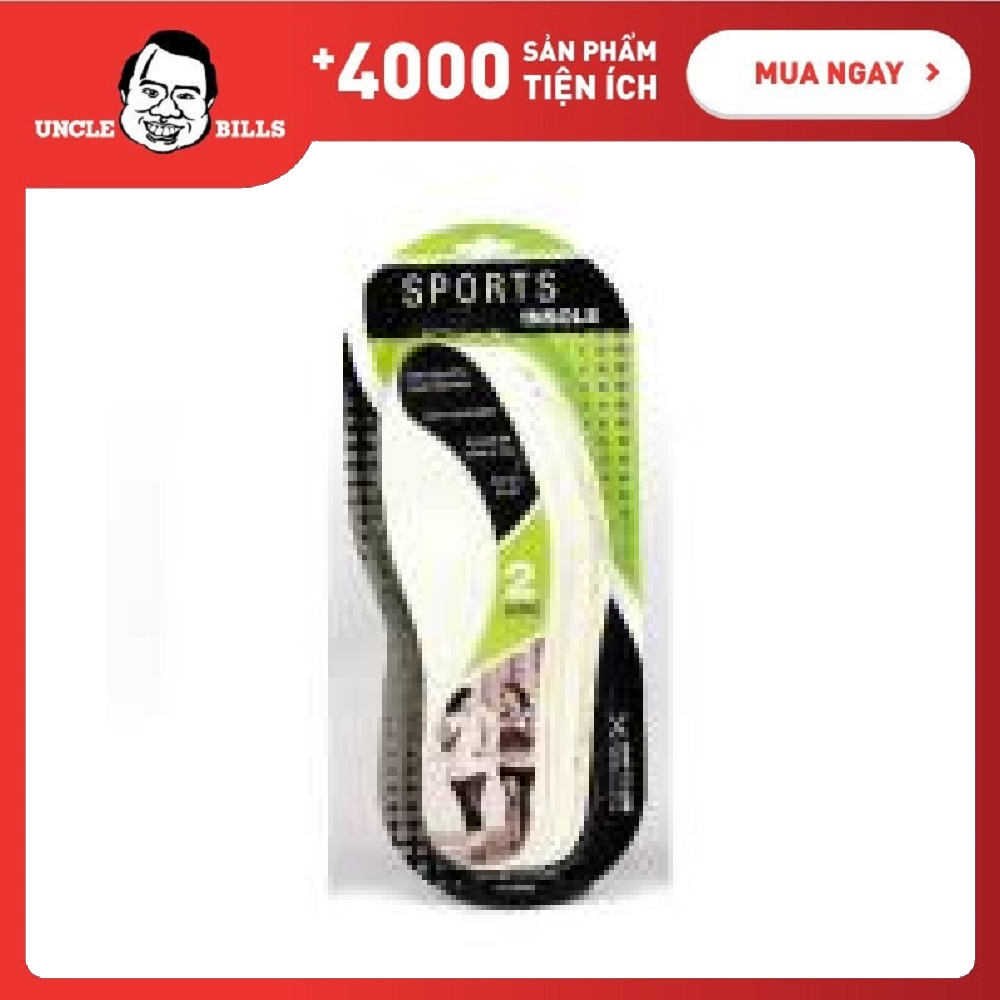 Miếng Lót Giày Bộ 2 đôi (dành cho dân thể thao) Uncle Bills AG1259