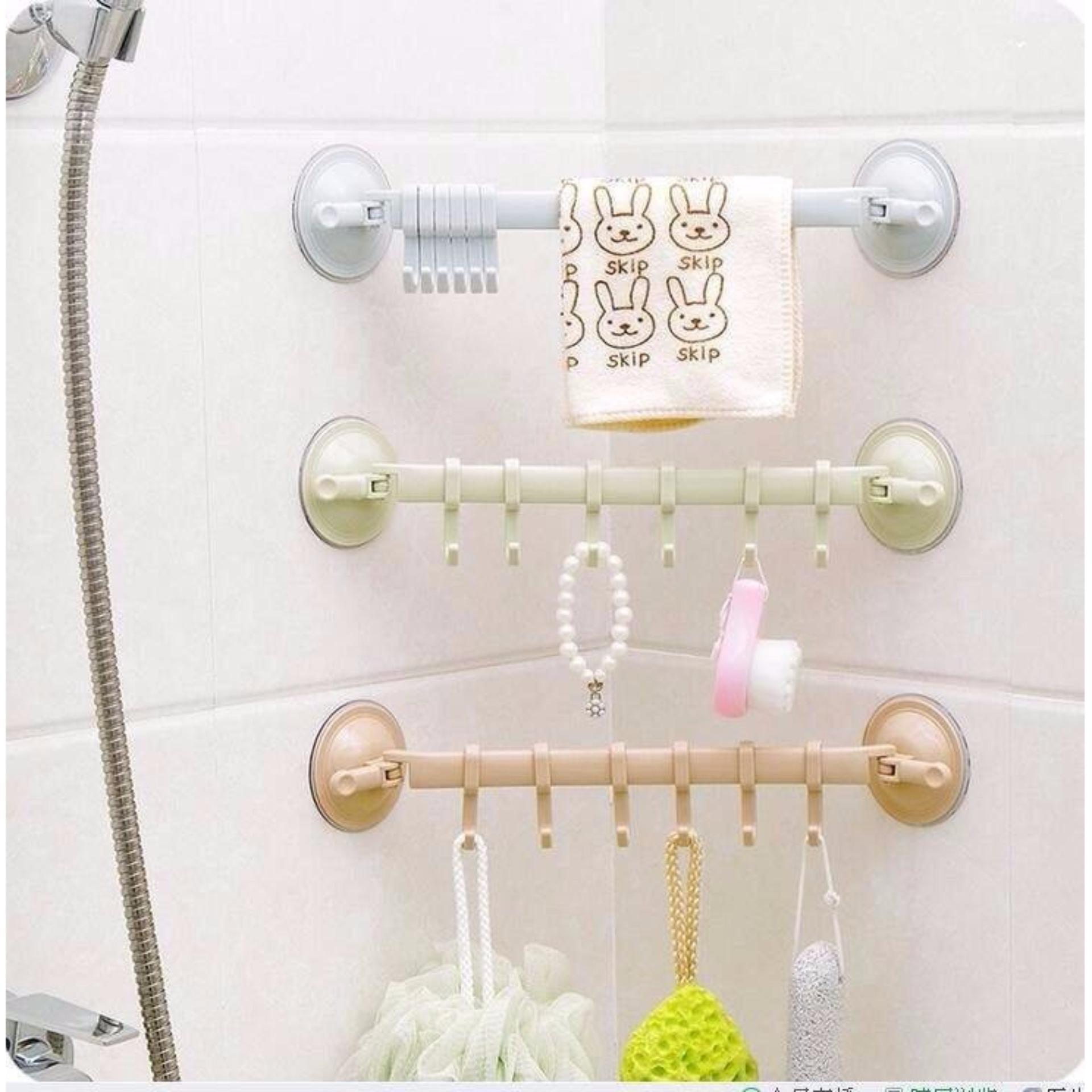 [HCM]Móc treo 6 móc chân không tiện dụng đa năng ( màu ngẫu nhiên ).