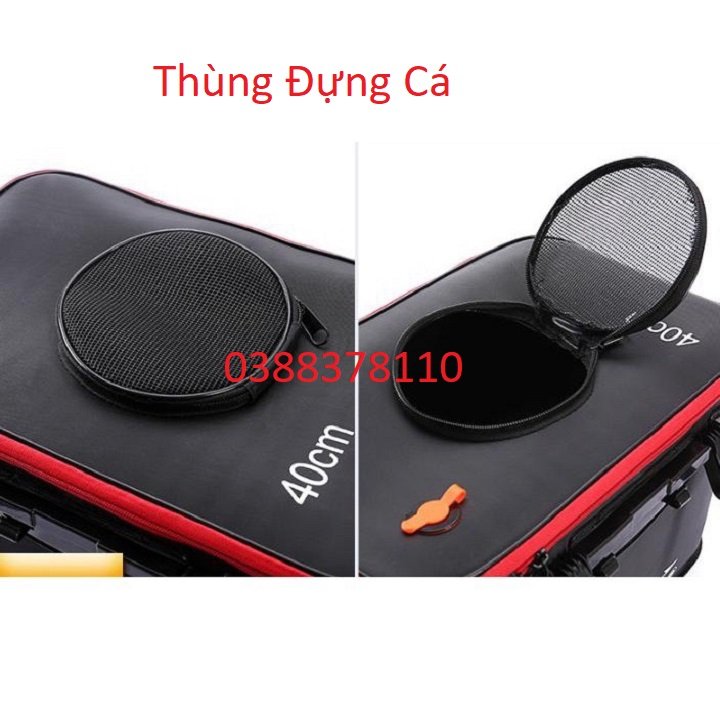 Thùng Đựng Cá Đi Câu Đa Năng Gấp Gọn