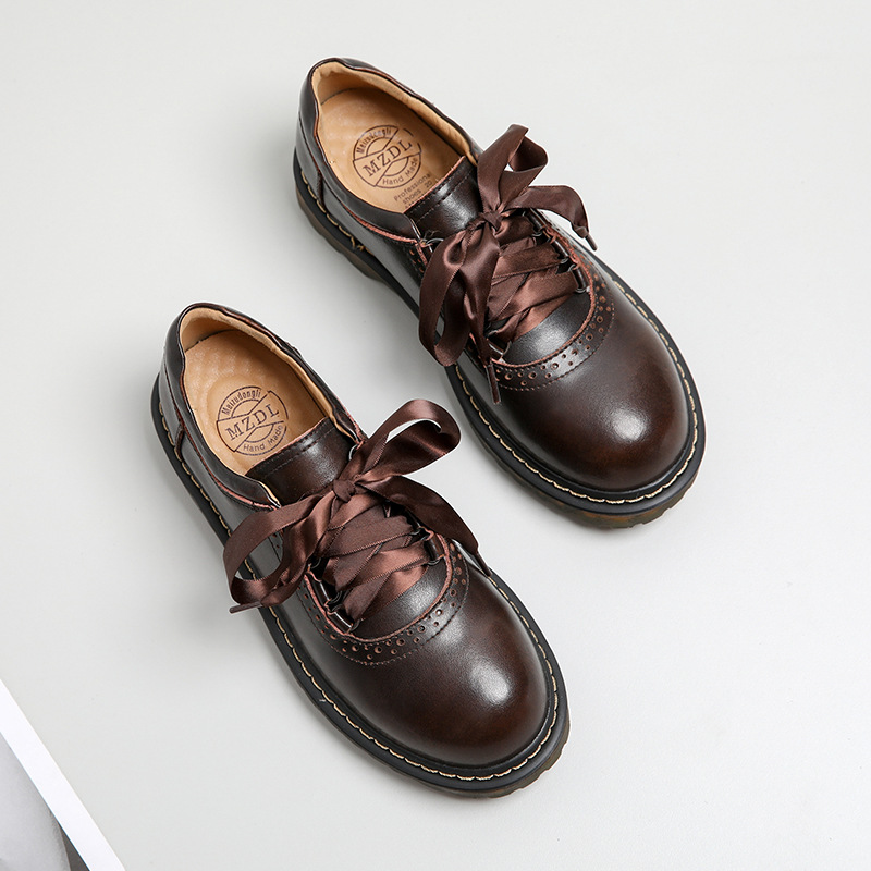 Giày da nữ Oxford cho nàng phong cách retro, giày da basic cho nữ LavisS (hàng sẵn)