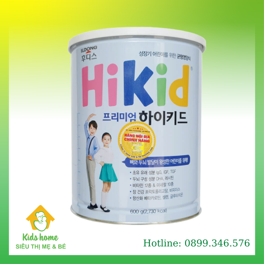 Hikid Tách béo 1-10 tuổi
