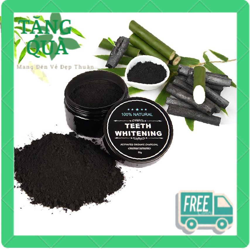 Bột Đánh Răng Hoạt Tính Than Tre Teeth Whitening 30gr