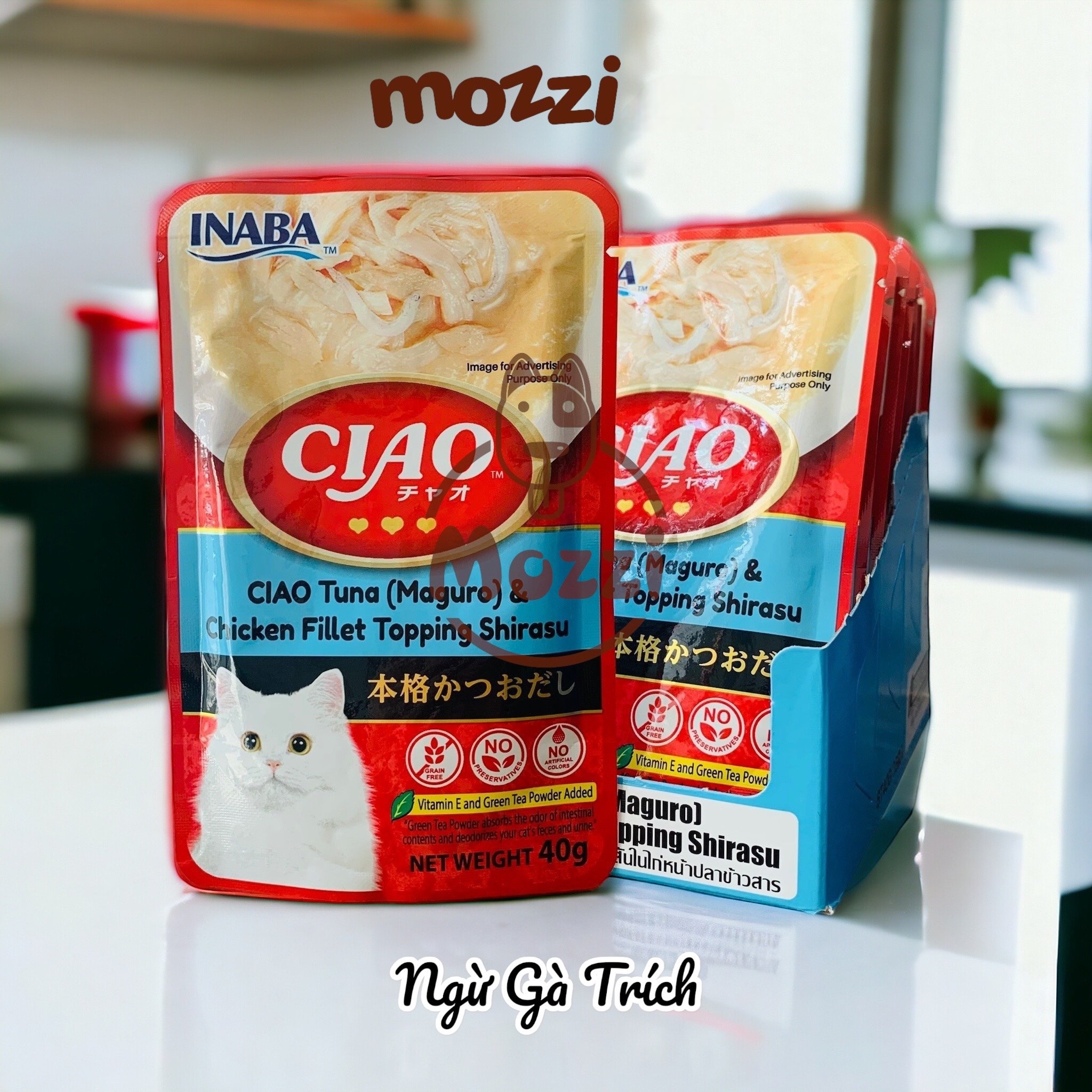 Pate cho mèo Ciao Gói 40gr