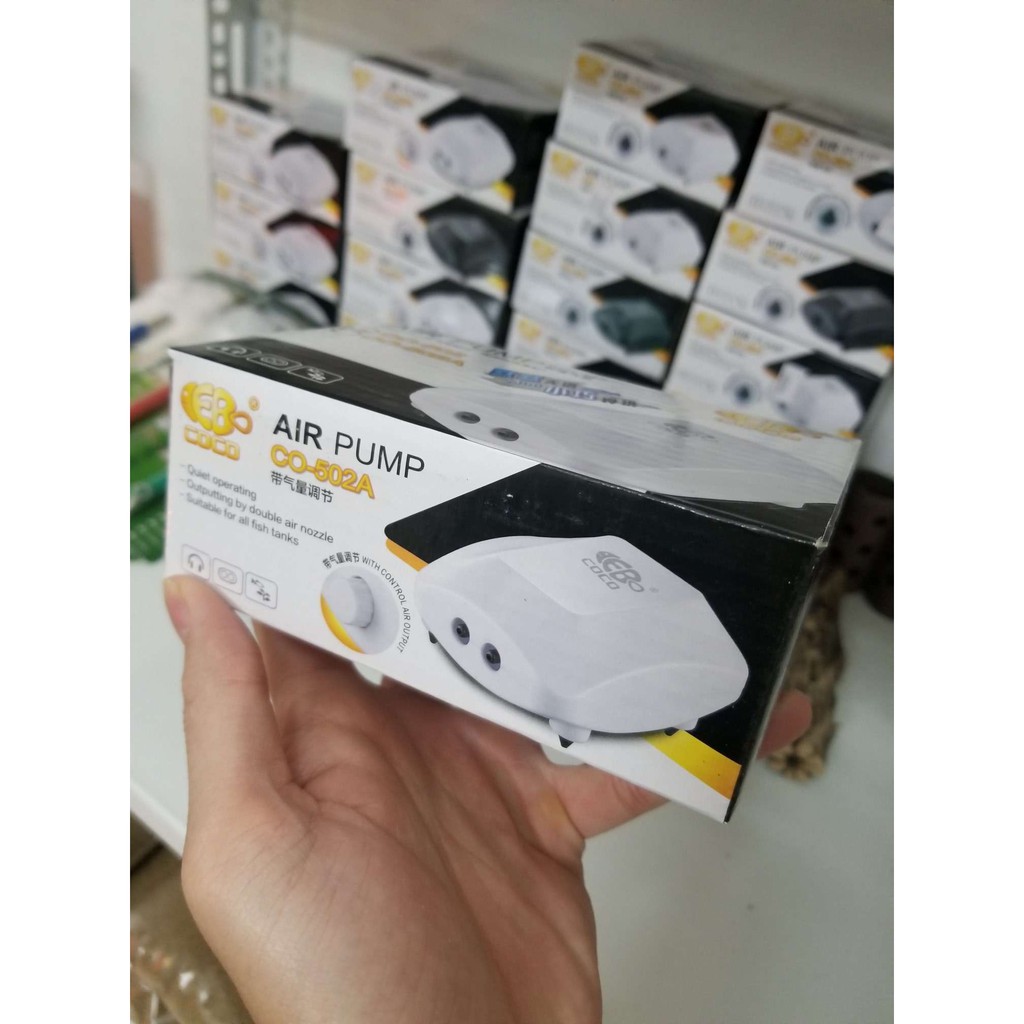 [HOÀN TIỀN 10%]Sủi oxy 2 vòi siêu êm CO-502