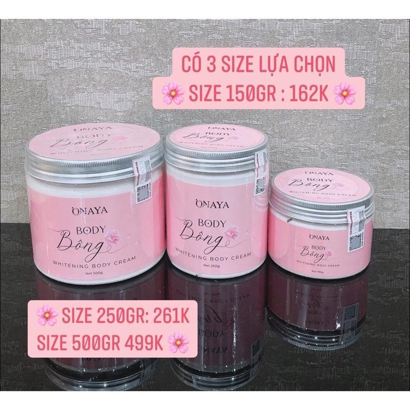 Body bông onaya chính hãng tặng kèm son