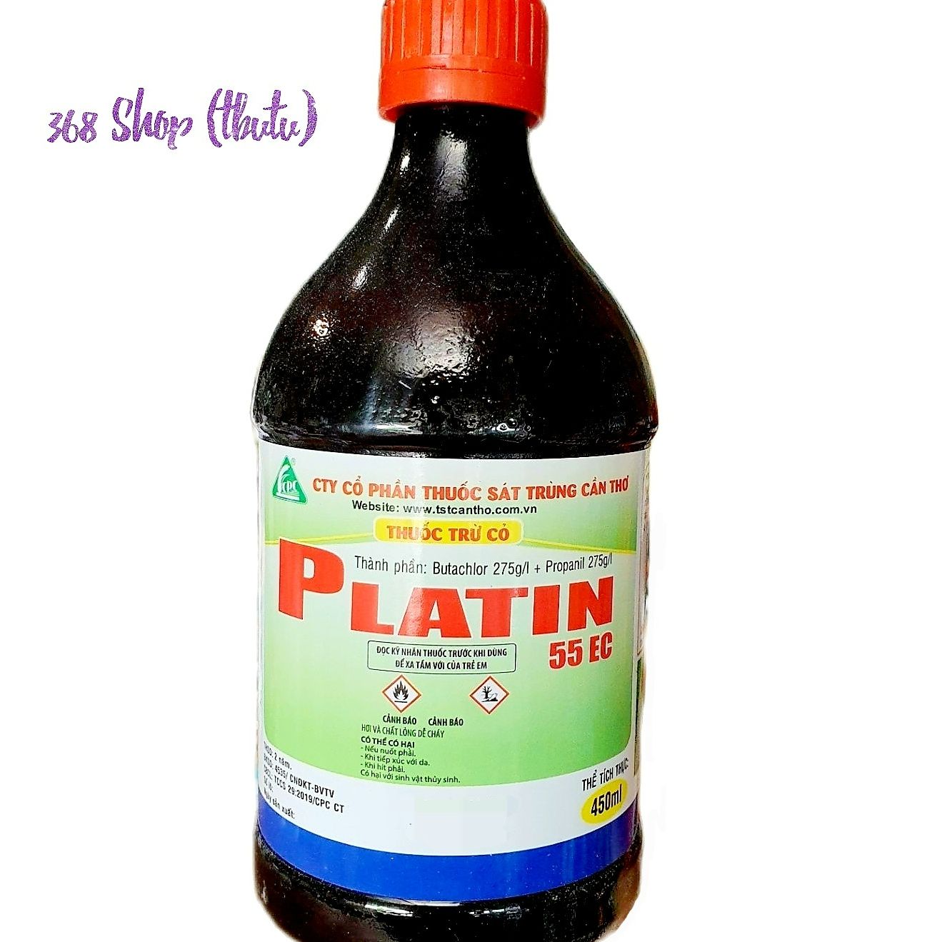 💎 Thuốc trừ cỏ diệt mầm và hậu nảy mầm PLATIN 55EC (Chai 450ml)💖