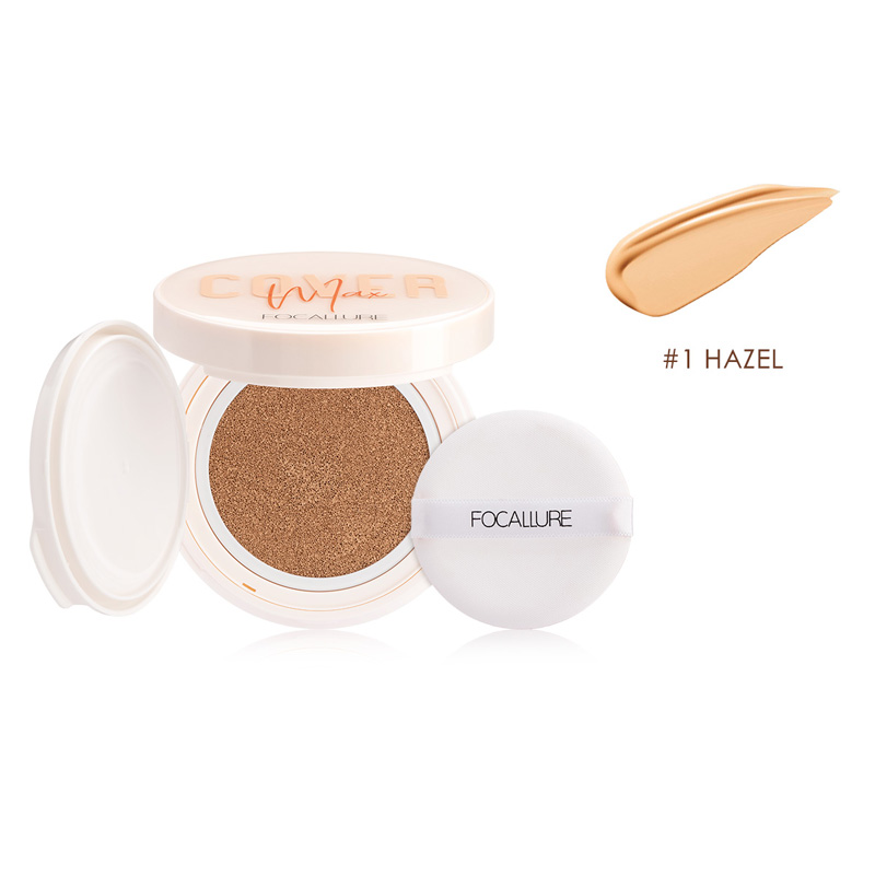 FOCALLURE Phấn nước BB lên màu mịn giúp dưỡng ẩm, cho làn da đẹp tự nhiên có trọng lượng 12g - INTL