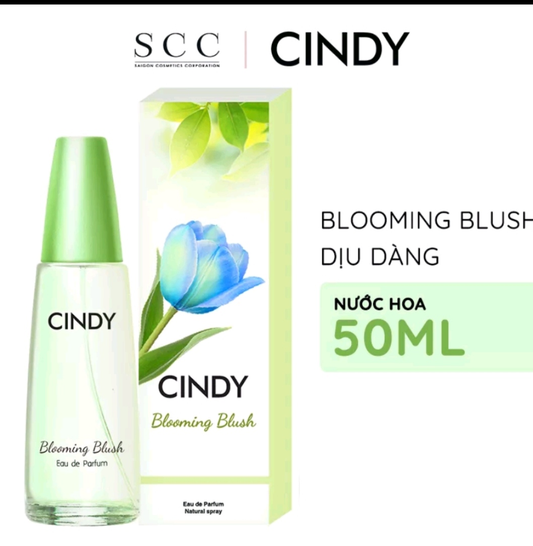 NƯỚC HOA CINDY EAU DE PARFUM 5 MÙI HƯƠNG 50ML.