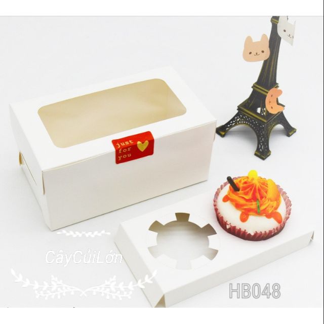 Set 5 Hộp Cupcake 2 Bánh