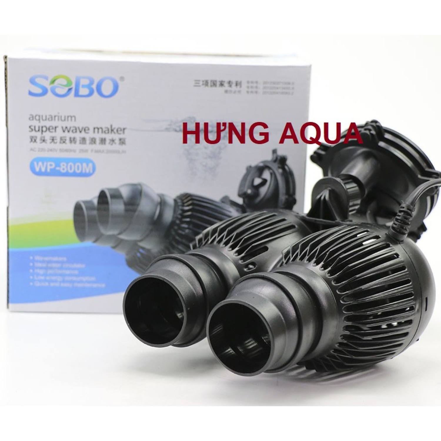Máy thổi luồng – máy thổi luồng hồ cá – thổi luồng tạo sóng bể cá sobo /jeneca wp 50m 100m 200m 300m 400m 800m từ 3w-25w