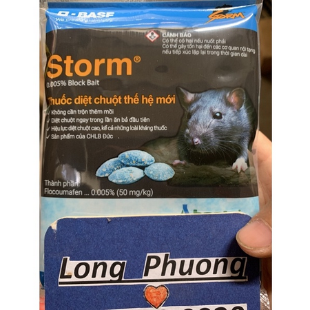 Viên kẹo chuột STORM (thuốc trừ chuột) gói 20 viên