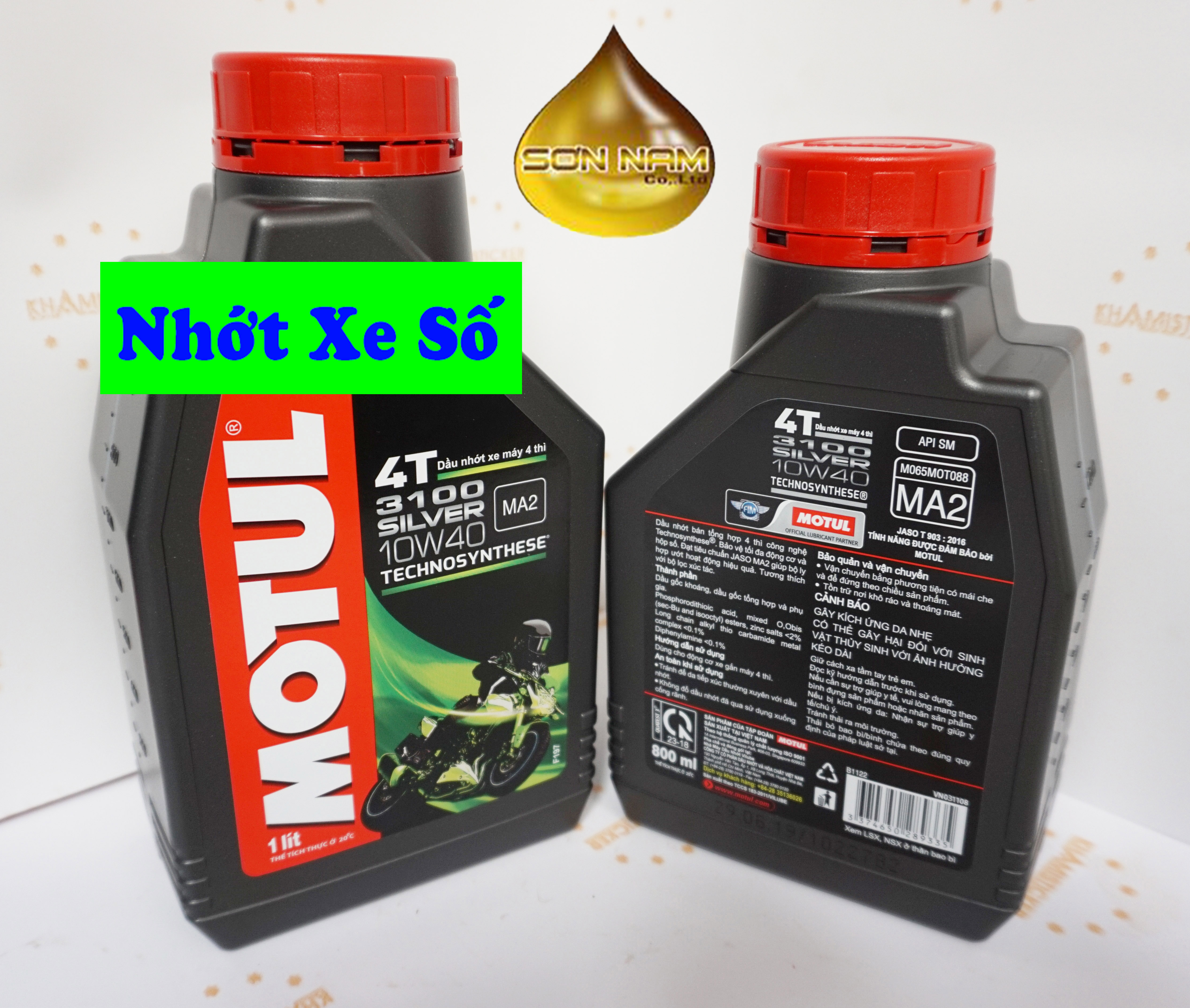 Dầu Nhớt Xe Số MOTUL 3100 SILVER 10W40 1lit