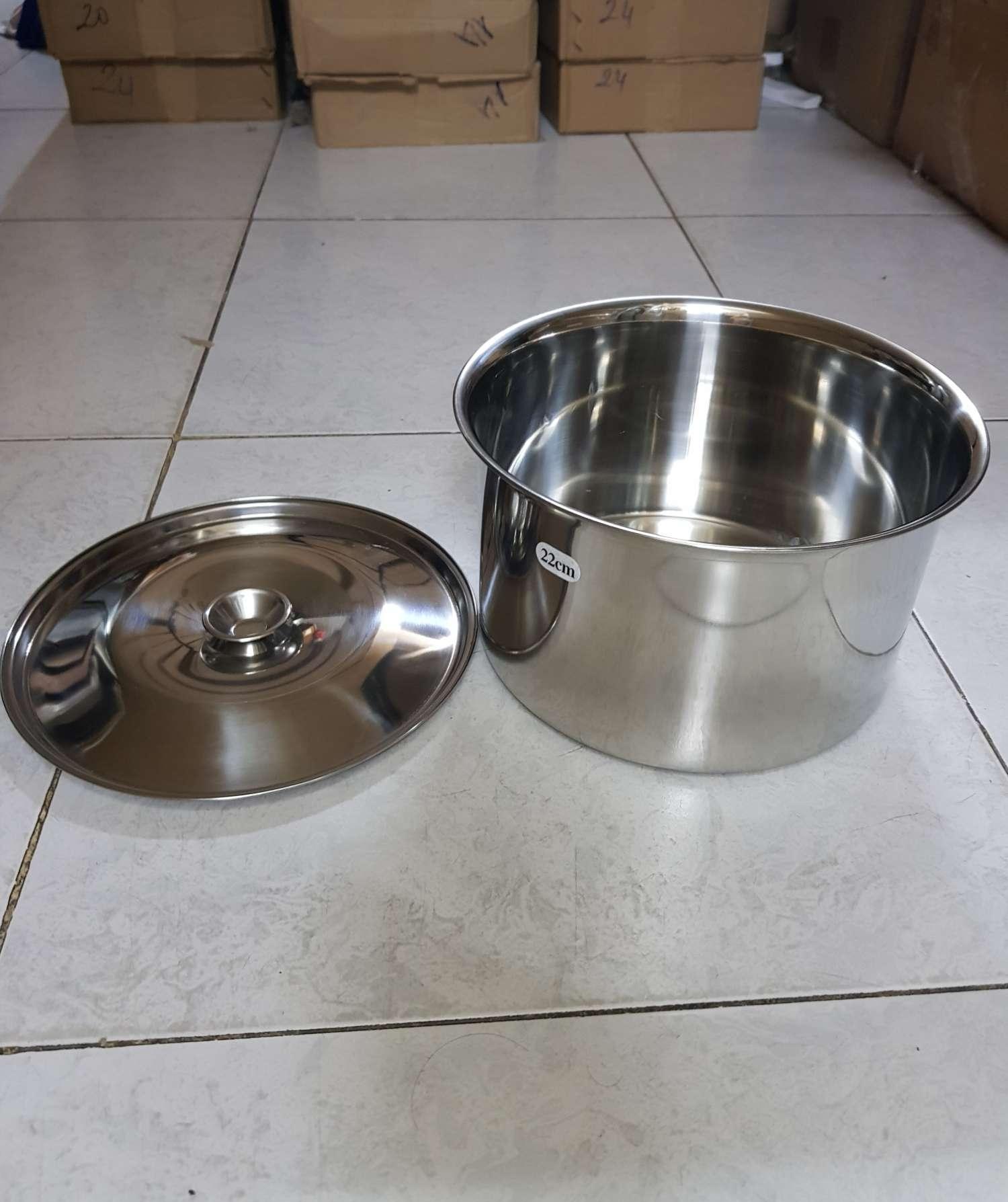 thố tròn inox 18cm đựng gia vị,thực phẩm.