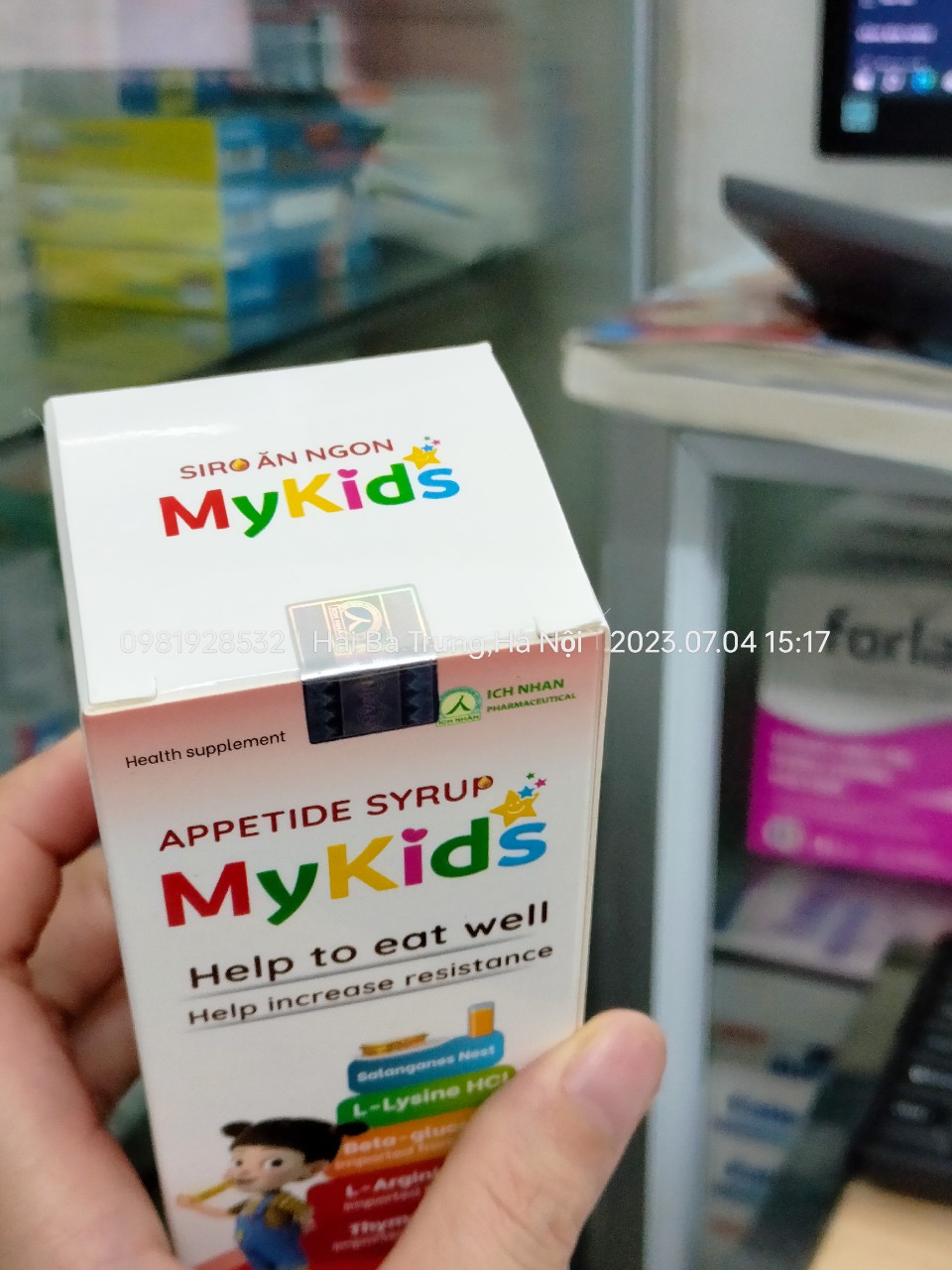 Siro ăn ngon Mykids dạng lọ 100ml