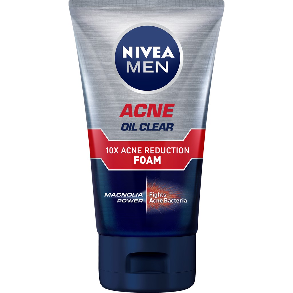 Sữa rửa mặt Nivea Men giảm nhờn ngừa Mụn