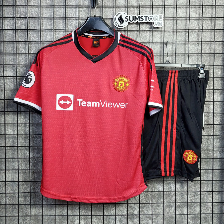 [HCM]Bộ Đồ Đá Banh Thể Thao CLB MU Đỏ Mè HD - Áo Bóng Đá Cao Cấp Mới Nhất