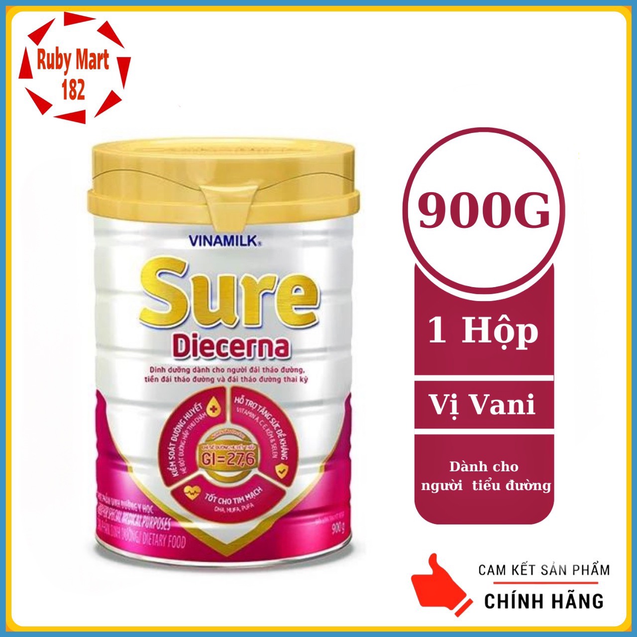Sữa sure diecerna lon 900g – dành cho người tiểu đường