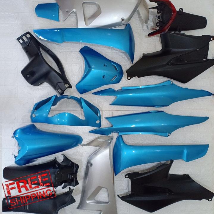 [MIỄN SHIP MUA LUÔN] Dàn áo xe Wave RS - Wave alpha đời 2006 trở lên, nhựa nguyên sinh ABS màu xanh FS527 - có MIỄN PHÍ BỘ TEM xịn - k bay màu.