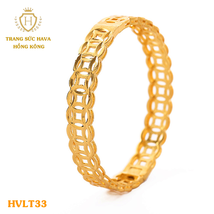 #4: Lắc tay kim tiền nữ Titan xi mạ vàng thật giá luôn là lựa chọn hàng đầu của phụ nữ hiện đại. Với thiết kế tinh tế, chất liệu titan chống gỉ và mạ vàng 24k sáng bóng, sản phẩm sẽ đem lại sự thanh lịch và sang trọng cho người sử dụng.