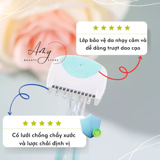 Set 2 dao cạo vùng kín Bikini KAI hàng Nhật Bản (Made in Japan)
