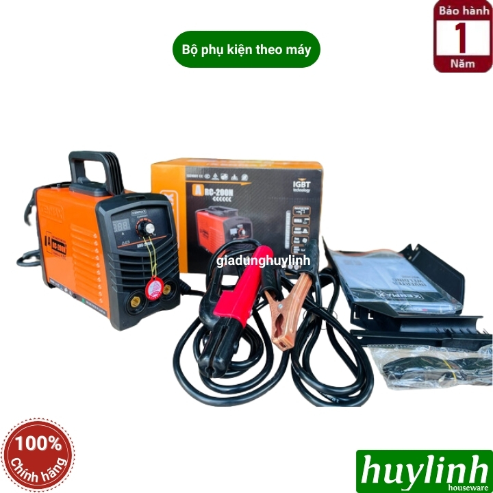 Máy hàn que điện tử mini Kenmax ARC 200N - Có màn hình