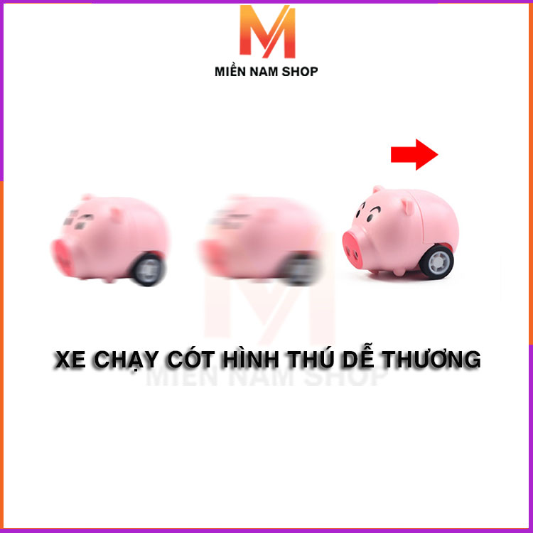 Đồ chơi xe thú mini chạy cót siêu đáng yêu cho bé