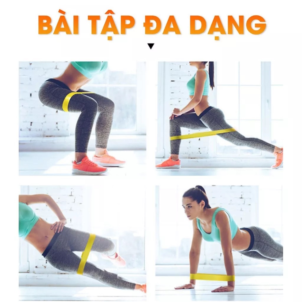 Dây Miniband REDCORE Đàn Hồi Kháng Lực Tập Mông Đùi Cho Nữ