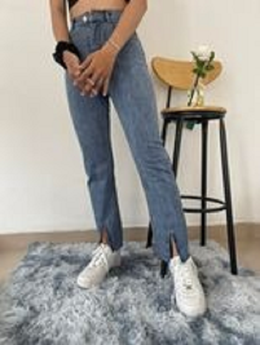 Quần Jean Ống Đứng Co Giãn