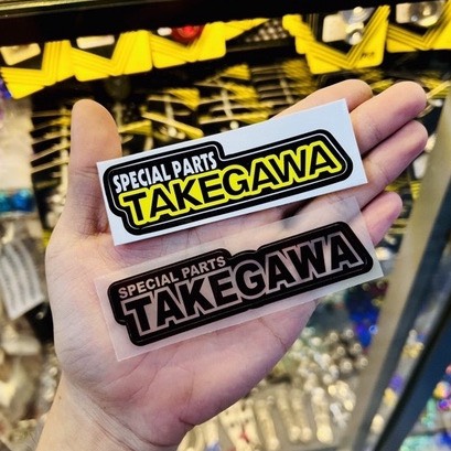 Tem Logo Sticker TAKEGAWA - Decal Chất Liệu Cao Cấp