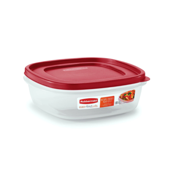 [HCM][2 size lẻ] HỘP NHỰA ĐỰNG THỰC PHẨM Rubbermaid NẮP ĐỎ