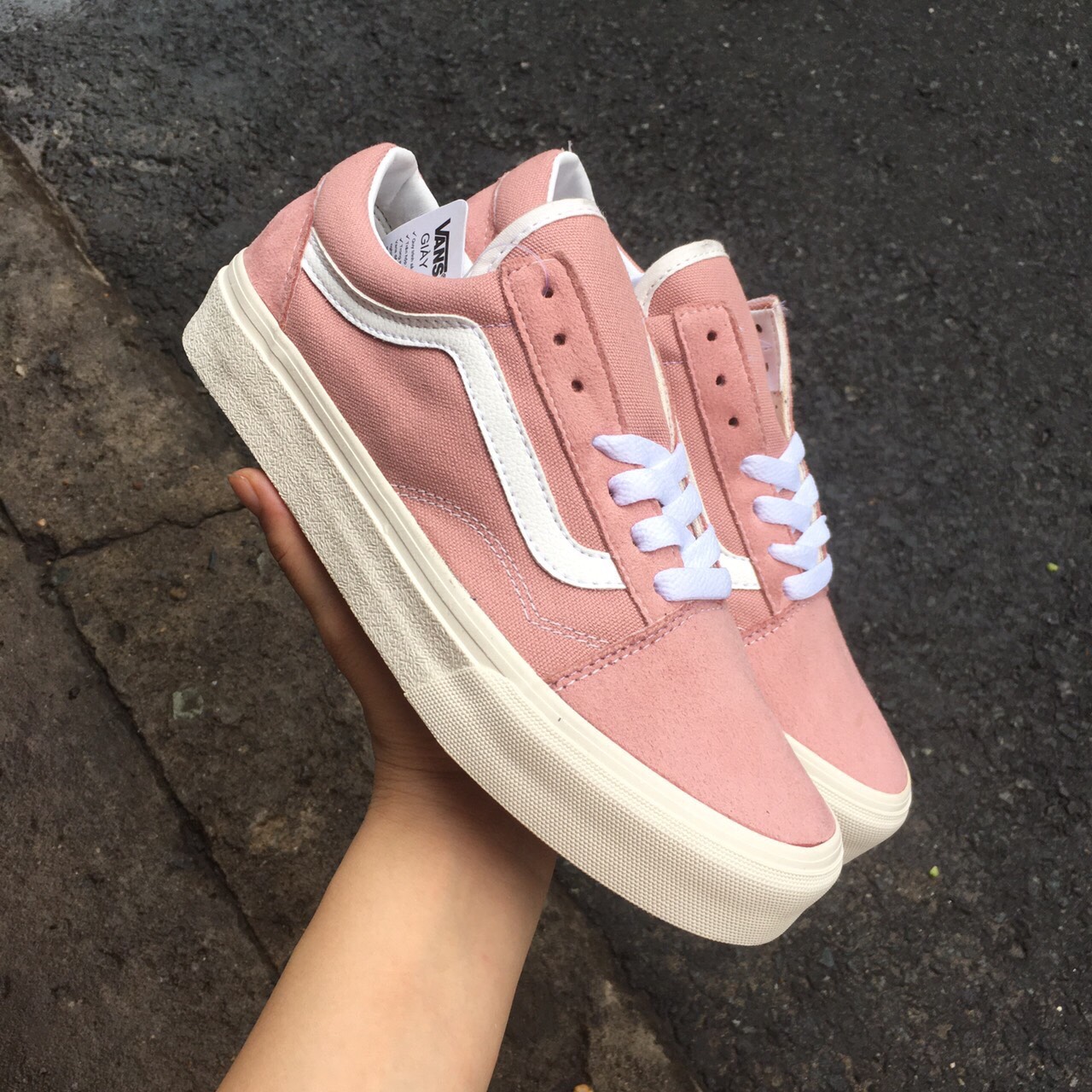 Vans da Hồng