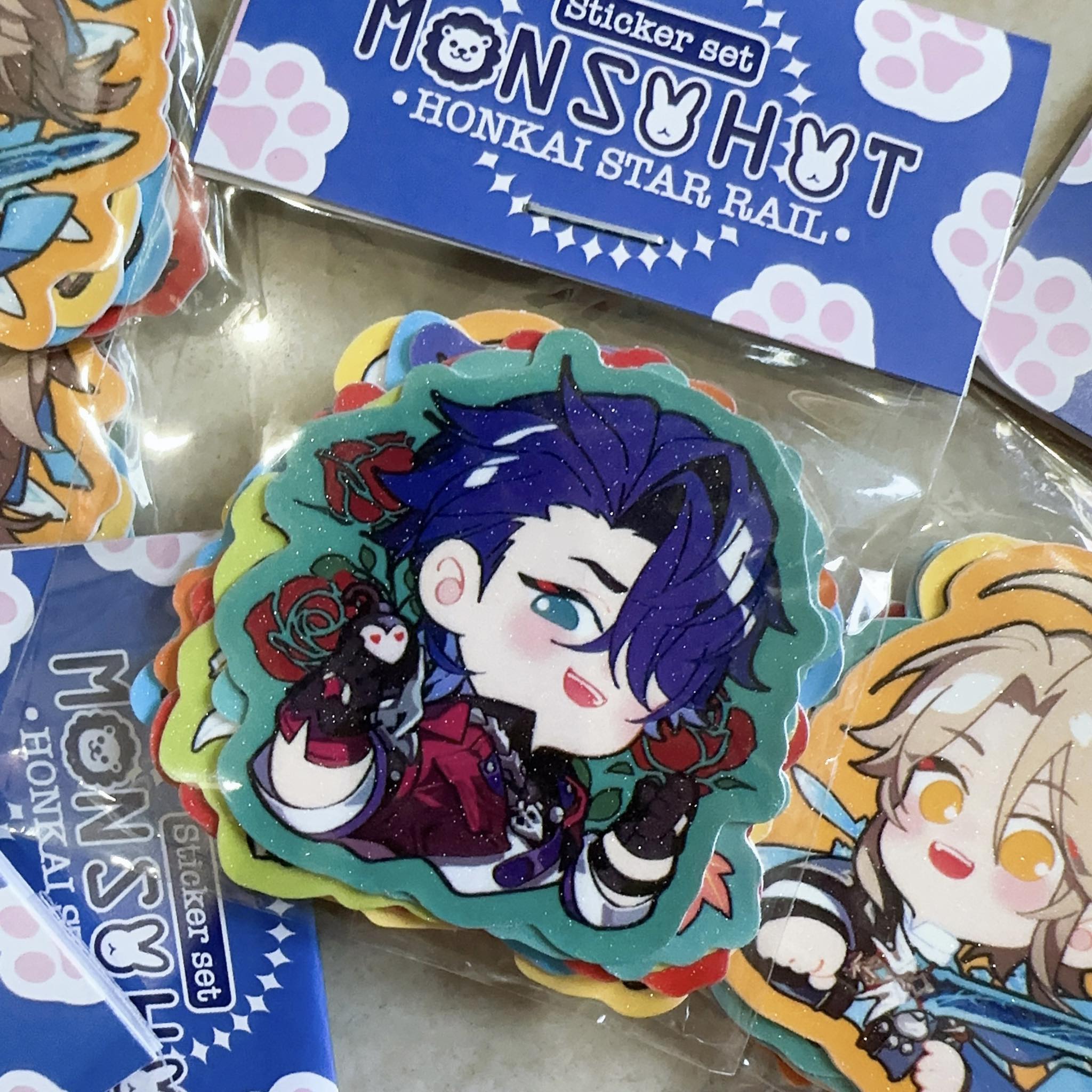 Sticker Honkai star rail (10 nhân vật/gói)