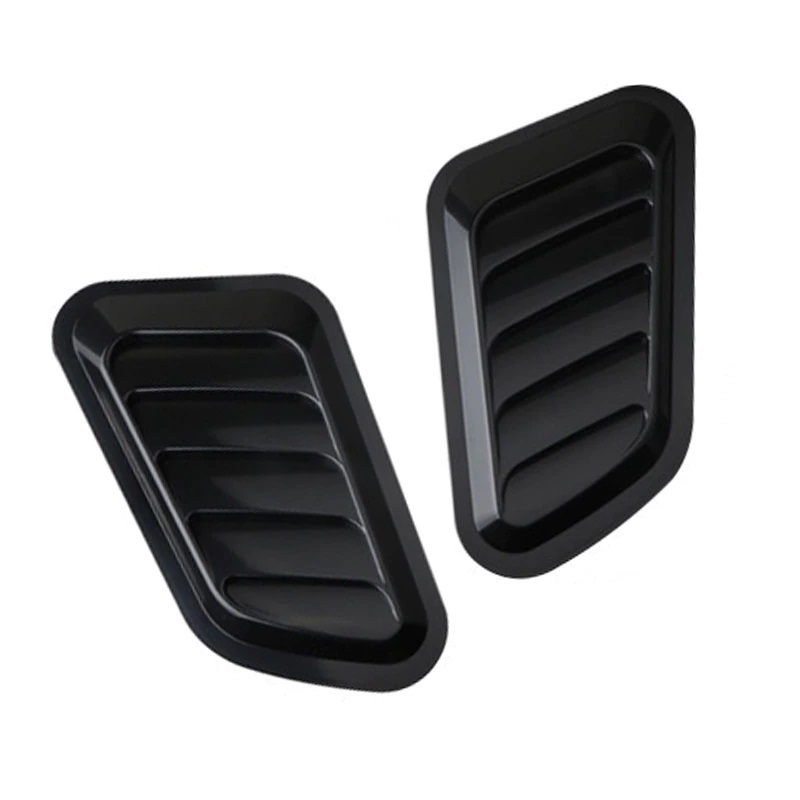 Ốp capo giả cửa gió màu đen, cacbon phụ kiện trang trí nắp capo ô tô