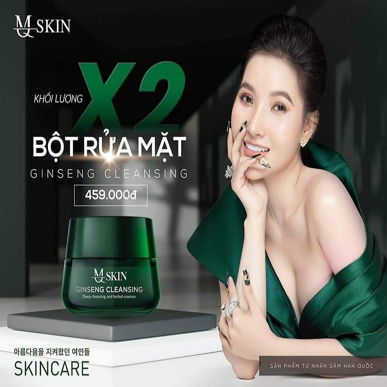 [[HOT-Sale Lớn-chính hãng- ]]Bột rửa mặt nhân sâm mẫu mới MQ SKIN (100g)