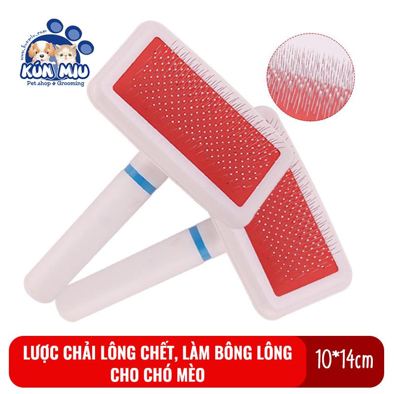 [Hoàn Tiền 10%] Lược chải lông cho chó mèo, công dụng lấy lông chết, làm bông lông Kún Miu