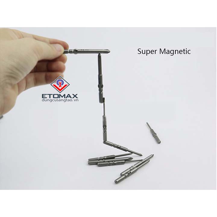 Bộ 10 Đầu Vặn Vít 4 Cạnh Cao Cấp Trục 5Mm