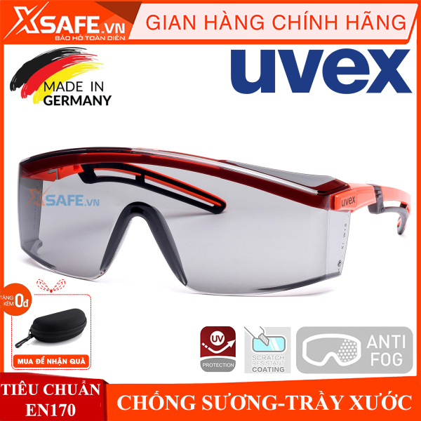 Bảng giá Kính bảo hộ Uvex 9164246 kính Super OTG đeo ngoài kính cận, chống trượt, chống chói, hơi sương, trầy xước vượt trội, ngăn chặn tia UV, dùng cho lao động, thể thao, đi xe máy, phòng dịch, chính hãng [XSAFE] [XTOOLS]