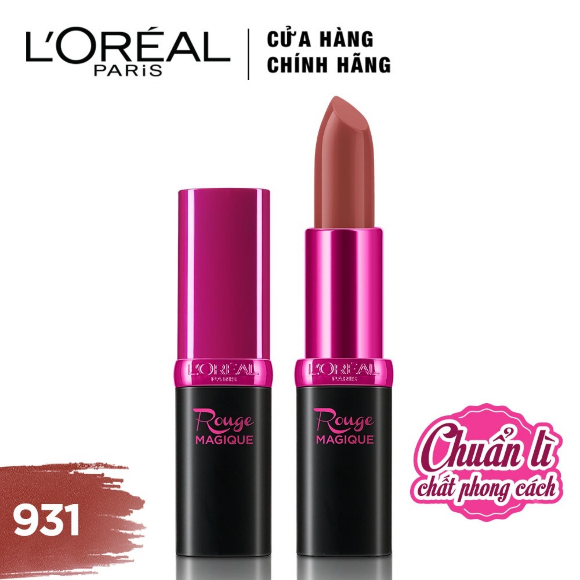 Son màu chuẩn lì LOreal Paris Rouge Magique 3.9g tốt nhất
